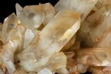 Tangerine Quartz Crystal Cluster - Madagascar #115656-1